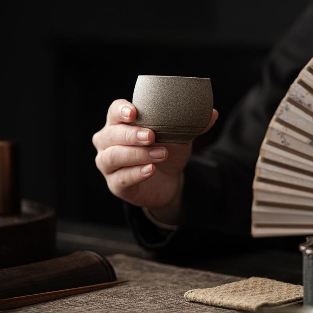 Japanese Pottery - طقم شاي الكونغ فو كوب شاي