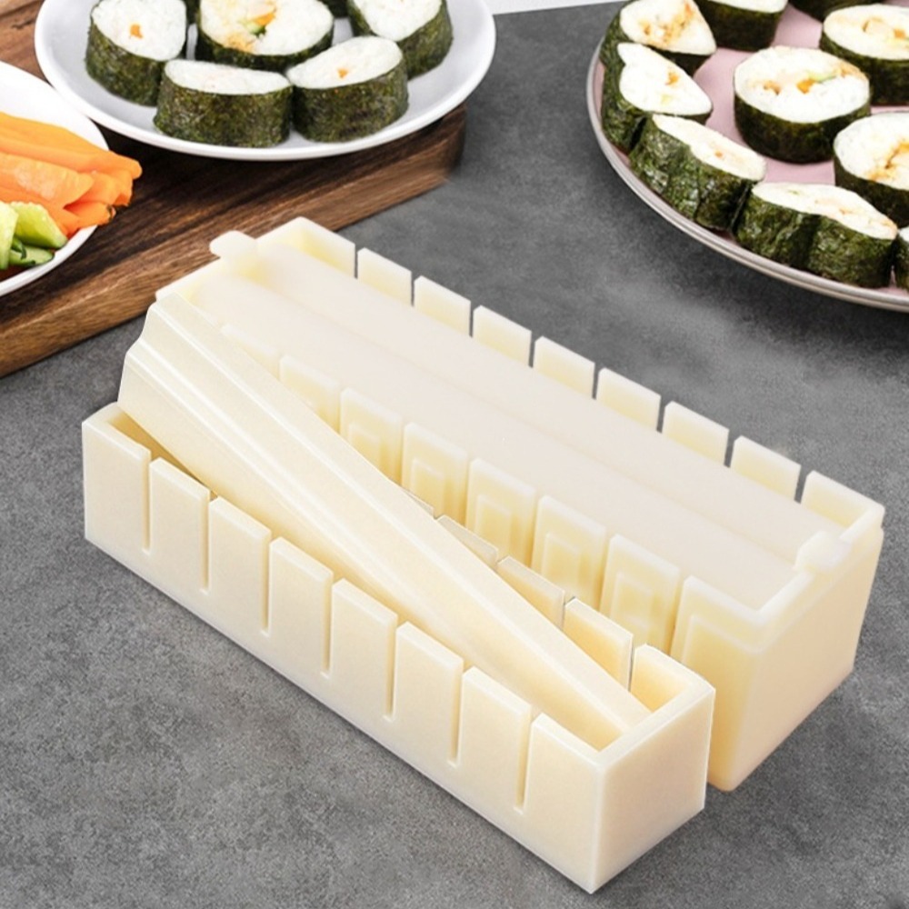 Sushi Making Kit - 1 مجموعة قوالب صنع السوشي من