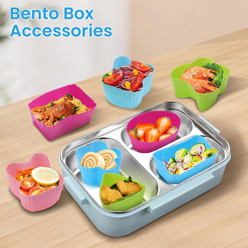 Bento Box - 8 قطع من فواصل علب الغداء