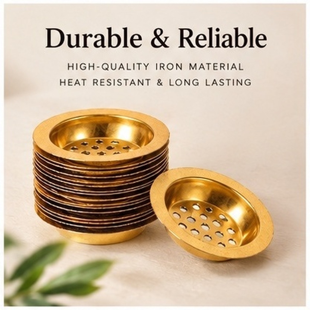 10 قطع صينية حامل بخور ذهبية ا - مراجعة Incense Holder وسعره