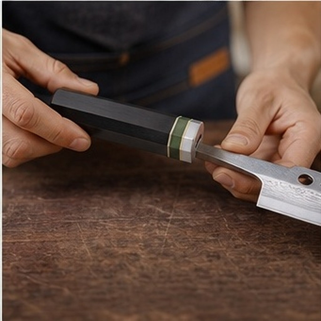 مقبض سكين مطبخ خشبي من خشب الأ - مراجعة Japanese Knife وسعره