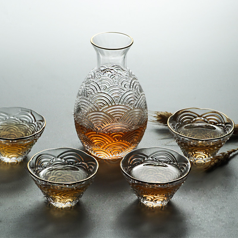 طقم إبريق ساكي ياباني زجاجي مع - مراجعة Japanese Pottery وسعره